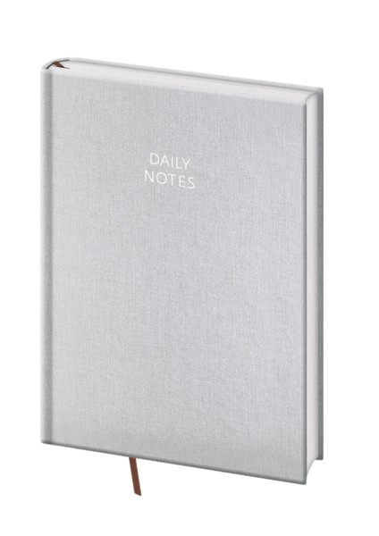 Daily Notes A5 stříbrný kalendář
