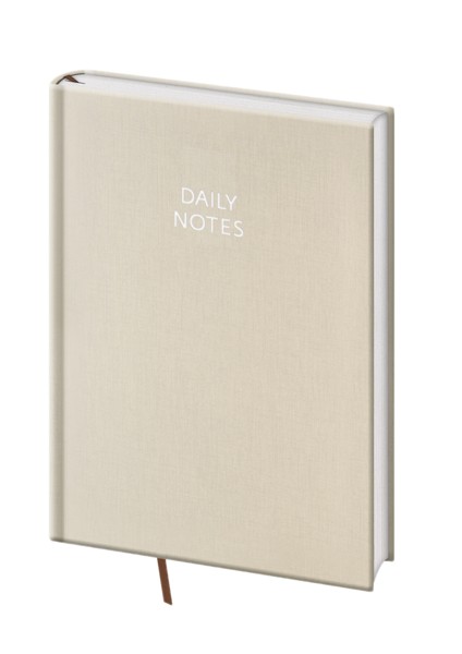 Daily Notes A5 béžový kalendář