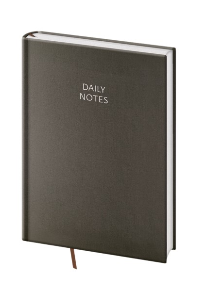 Daily Notes A5 hnědý kalendář