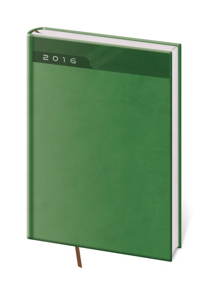 Diář týdenní B5 Print zelený