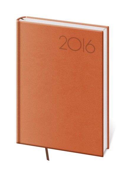 Diář týdenní A5 Print oranžový