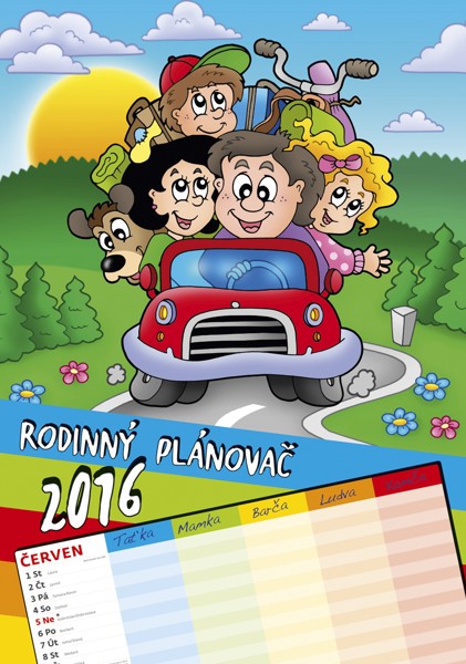 Rodinný plánovač kalendář