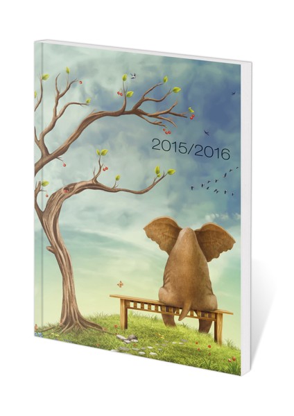 Diář Poketto Student - Elephant