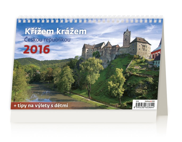 Křížem krážem Českou republikou kalendář