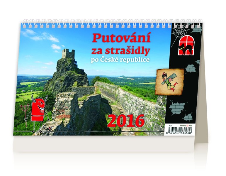 Putování za strašidly po České republice kalendář