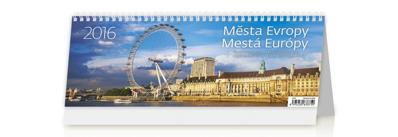 Města Evropy kalendář
